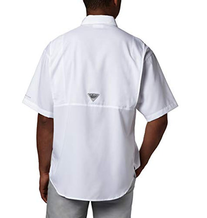 Men's Tamiami II Short Sleeve Shirt,White,Large