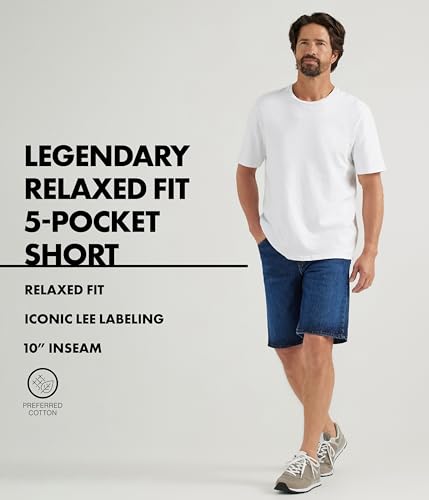 Men's Legendary Relaxed Fit 5-Pocket Denim Short, Dark