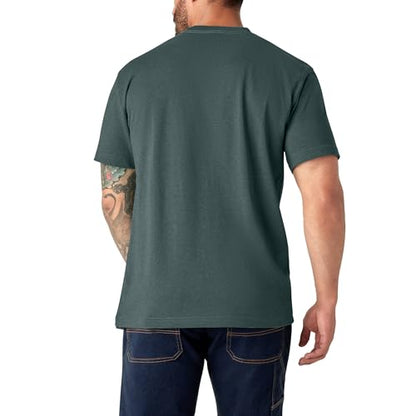 Men's Big & Tall Heavyweight Heathered Short Sleeve Pocket T-Shirt