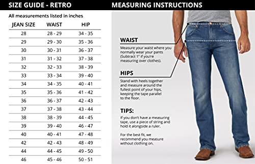 Men's Retro Relaxed Fit Boot Cut Jean