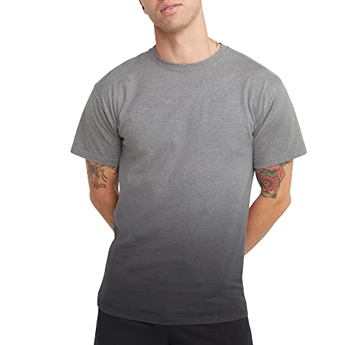 Men's Originals Short-Sleeve, Garment-Washed T-Shirt Dye, Lt Steel/New Railroad Ombre