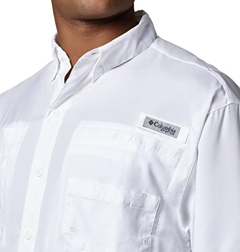 Men's Tamiami II Short Sleeve Shirt,White,Large