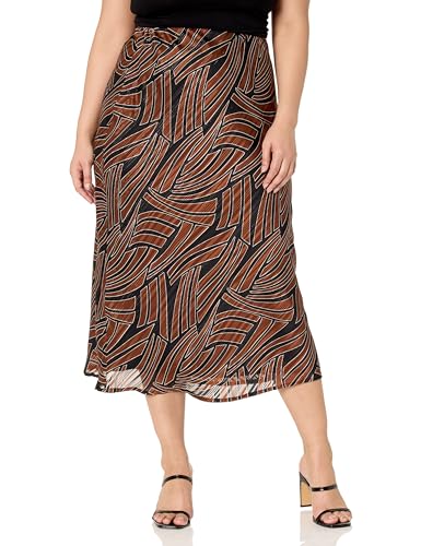 Plus Size Skirt Madelyn in Linear, Size 20