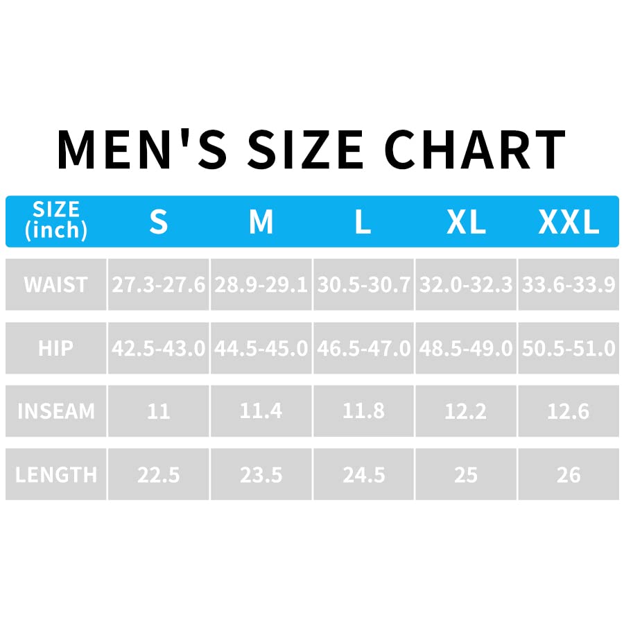 Men's Casual Cargo Shorts, Waterproof Hiking Shorts Loose Fit Cargo Short with 6 Pockets Black