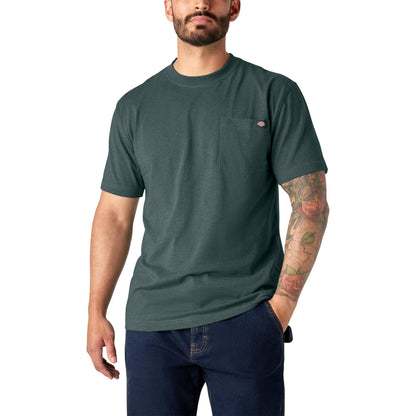 Men's Big & Tall Heavyweight Heathered Short Sleeve Pocket T-Shirt