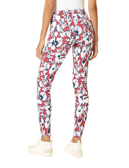 Women's Printed Jean Leggings, Lipgloss-Jasmine Haze