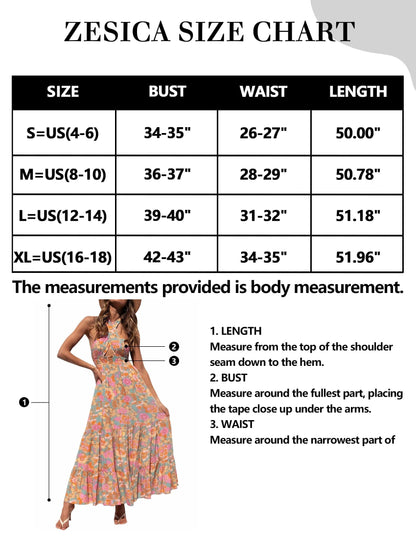 Women's 2024 Summer Crossover Halter Neck Sleeveless Plaid Cut Out Backless Flowy A Line Maxi Dress,GreyGreen,Small