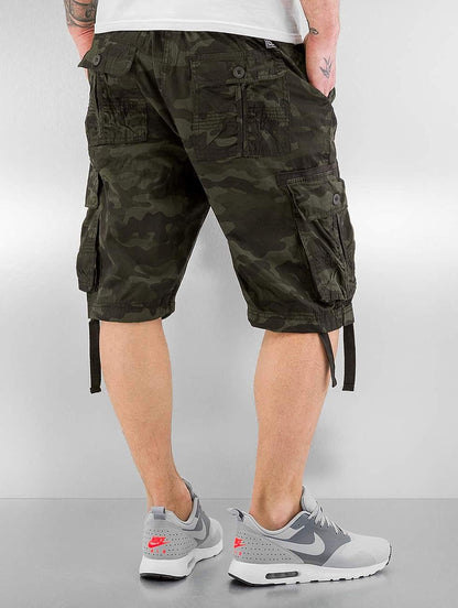 Shorts with Cargo Pockets - Regular and Big & Tall Sizes, Woodland, X-Large