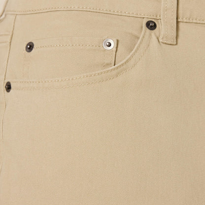 Men's Athletic-Fit 5-Pocket Stretch Twill Pant (Available in Big & Tall), Khaki Brown, 38W x 32L